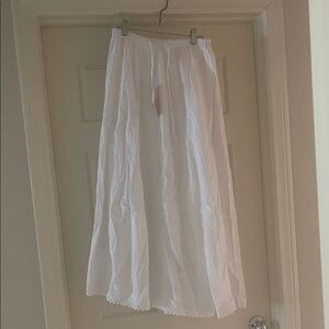 Elegant White Maxi Skirt